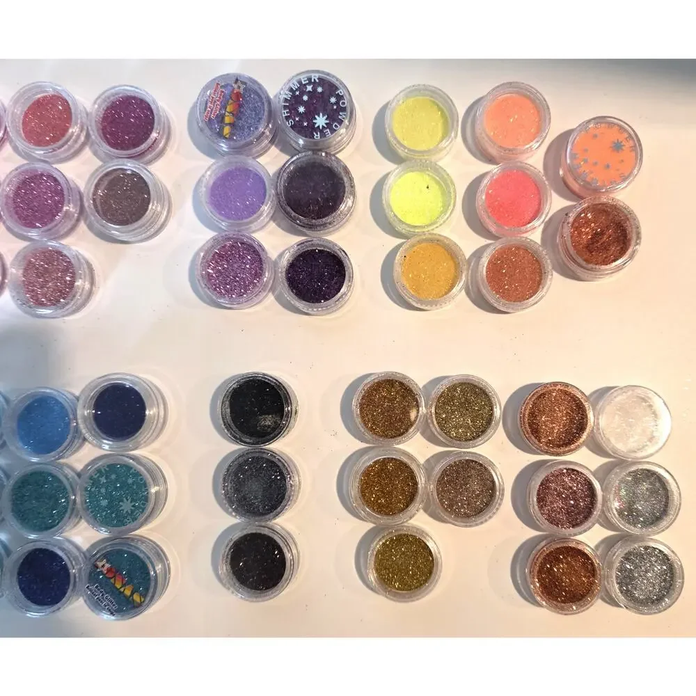 Glitter Lot 58 Colors VERY FINE 1
